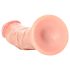 RealRock - reālistisks piesūceknis dildo - 15,5 cm (dabīgs)