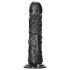 RealRock – piesūcekņa dildo 15,5cm (melns)