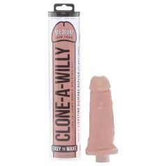   Clone-a-Willy - dzimumlocekļa kopēšanas komplekts ar vibrāciju tumši naturāls