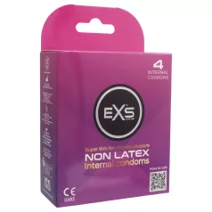 EXS sieviešu prezervatīvs bez lateksa (4 gab.)