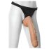 Doc Johnson Vac-U-Lock Hung 12 - reālistisks dabiskas krāsas dildo