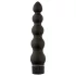 Doc Johnson - Black Magic 7 - stingrs anālais vibrators ar 5 lodītēm (melns)