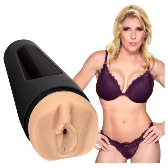 Doc Johnson Main Squeeze Cory Chase - īstenības imitējoša mākslīgā maksts masturbators (ķermeņa krāsā)