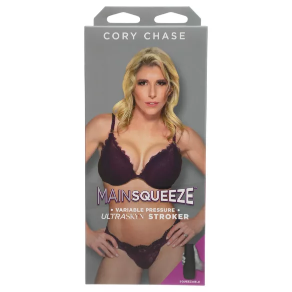 Doc Johnson Main Squeeze Cory Chase - īstenības imitējoša mākslīgā maksts masturbators (ķermeņa krāsā)