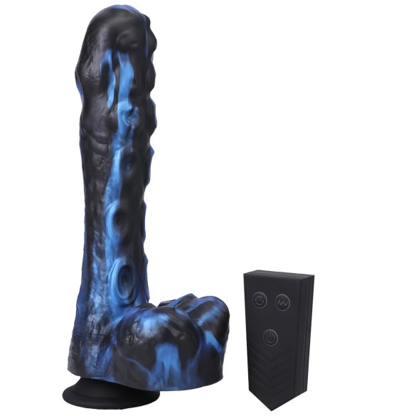 Doc Johnson Mini F-Machine - radiovadāms zils vibrators