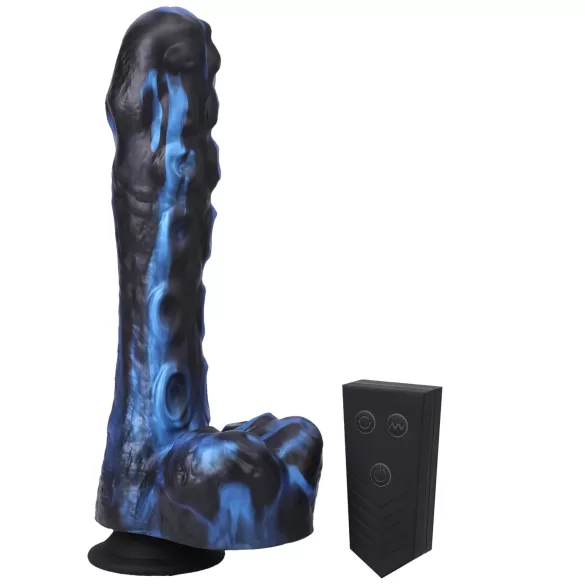 Doc Johnson mini šūpulis vibrators ar vadību, zils
