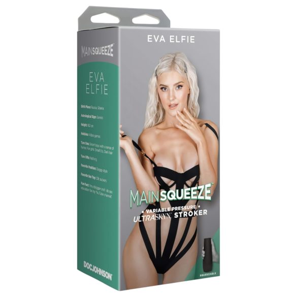 Doc Johnson Eva Elfie - masturbators ultrareālistisks vagīnas apvalks dabīgs