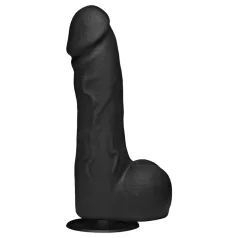   Doc Johnson The Perfect Cock - reālistisks dildo (melns) - 19 cm