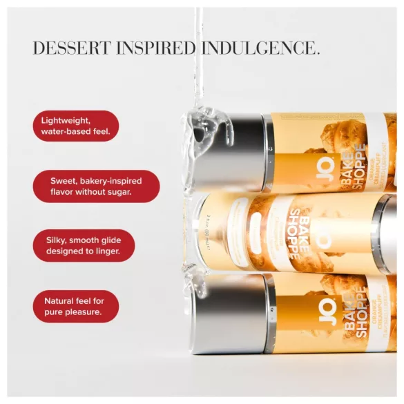 System JO Bake Shoppe - aromatizēts lubrikants, eklērs (60 ml)