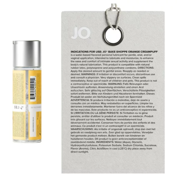 System JO Bake Shoppe - aromatizēts lubrikants, eklērs (60 ml)
