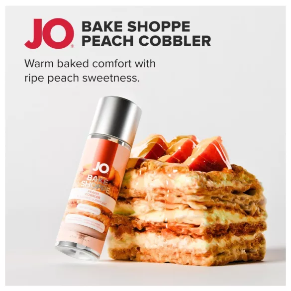 System JO Bake Shoppe - aromatizēts lubrikants, persiku pīrāgs (60 ml)