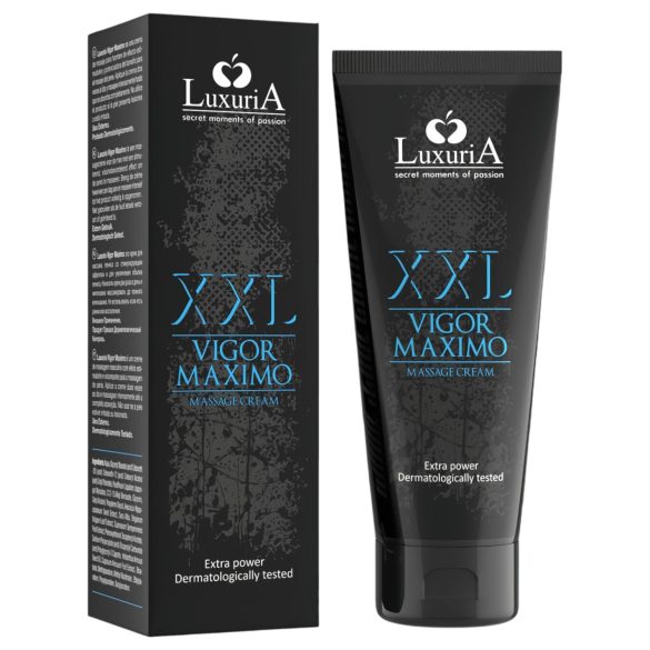 LuxuriA Vigor Maximo XXL - dzimumlocekļa palielināšanas un mitrinošs krēms (75ml)