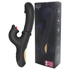 Wilson - stimulējošs vibratorus ar klitora rokturi (melns)
