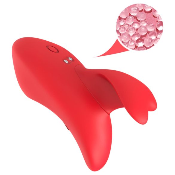 Bestoy – uzlādējams pirkstu vibrators (sarkans)