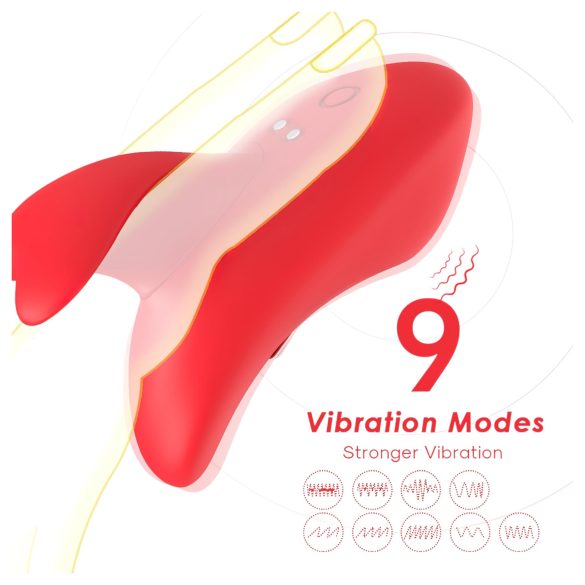Bestoy - uzlādējams pirksta vibrators sarkans