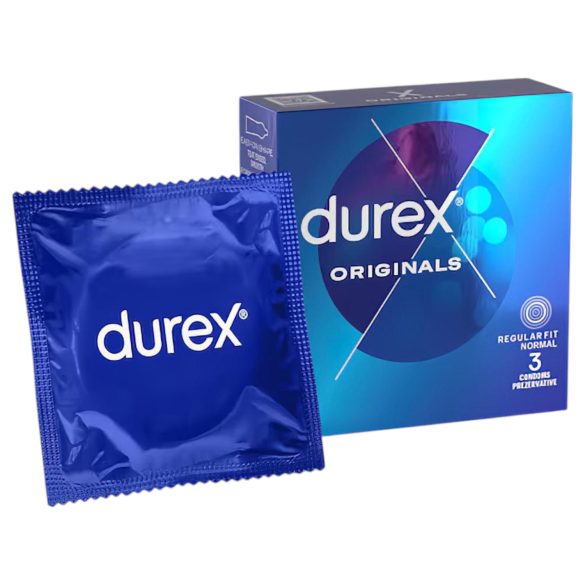 Durex Originals - prezervatīvi 3 gab