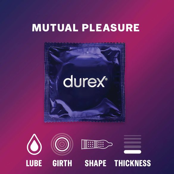 Durex Savstarpējs Prieks - prezervatīvi (3gab)