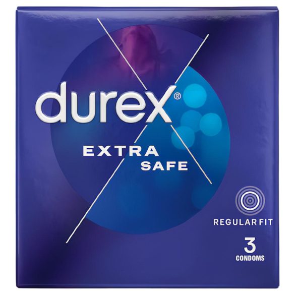 Durex Extra Safe - prezervatīvi īpaši droši 3 gab