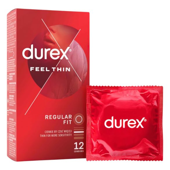 Durex Feel Thin - prezervatīvi plāni un jutīgi 12 gab