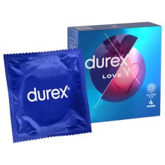 Durex Love - prezervatīvi cieši pieguļoši 4 gab