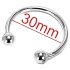 Nerūsējošā tērauda maksts gredzens - ejakulācijas aizkavēšanai (30mm)