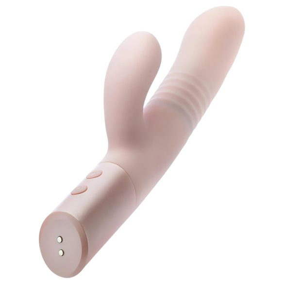 Blush Fraya - klitora un vaginālais vibrators ar stumšanas funkciju rozā