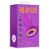 Oh My Gem - vibrācijas anālais plug ar akmeni violets