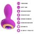 Oh My Gem – vibrējošs anālais aizbāznis ar akmeni (violets)