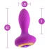 Oh My Gem - vibrācijas anālais plug ar akmeni violets
