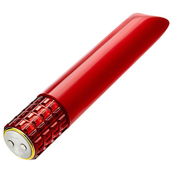 Ak, mans dārgakmens - Uzlādes lūpu krāsas vibrators (sarkans)