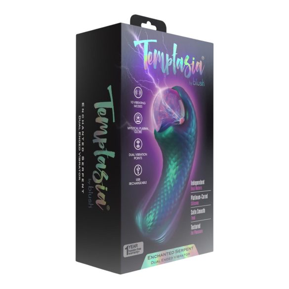 Temptasia Enchanted Serpent - Mītiskais Klitora Vibrators (Zaļš)