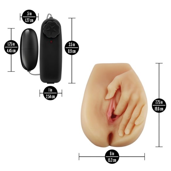 Enlust Selena - vibrējoša mākslīgā makstīte ar MI attēliem (dabiska)