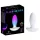 Paradise Illumination - izgaismojošs vibrējošs anālais plugs (balts)