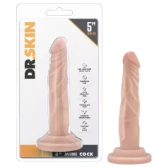 Dr. Skin dildis ar piesūcekni realistisks gaišs 14,5cm