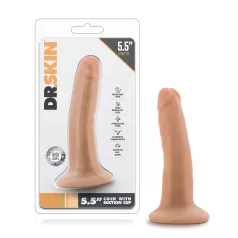   Dr. Skin reālistisks dildo ar piesūcekni 14cm, miesas krāsā