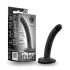Temptasia Twist Mazsā - pieguļošs, vītņu dildo (melnā krāsā)