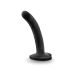 Temptasia Twist Mazsā - pieguļošs, vītņu dildo (melnā krāsā)
