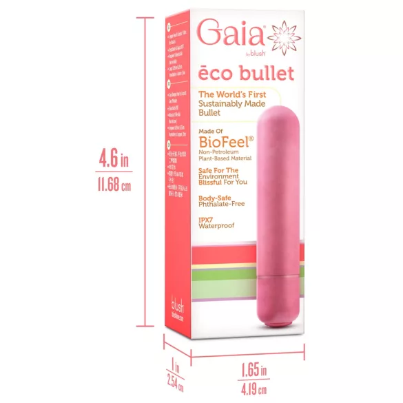 Gaia Eco M - vide vibrators videi draudzīgs vidējs korallis