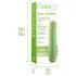Gaia Eco M - vibrators videi draudzīgs vidējs zaļš