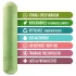 Gaia Eco M - vibrators videi draudzīgs vidējs zaļš