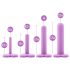 Blush Wellness – vagīnas dilatatoru komplekts (violets)