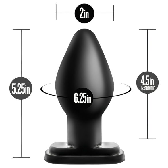 Anal Adventures XL - anālais plug lielā izmēra melns