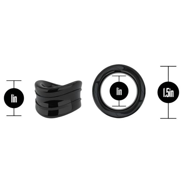 Stay Hard Beef - sēklinieku stiepējs stiprs melns