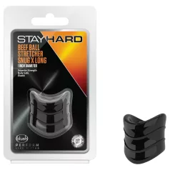Stay Hard - dzimumlocekļa gredzens melns