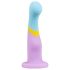 Avant Zelta Sirds - daudzkrāsu piesūcekņa dildo