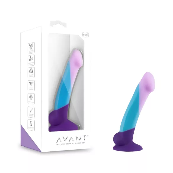 Avant tapošās pamatnes dildo krāsains