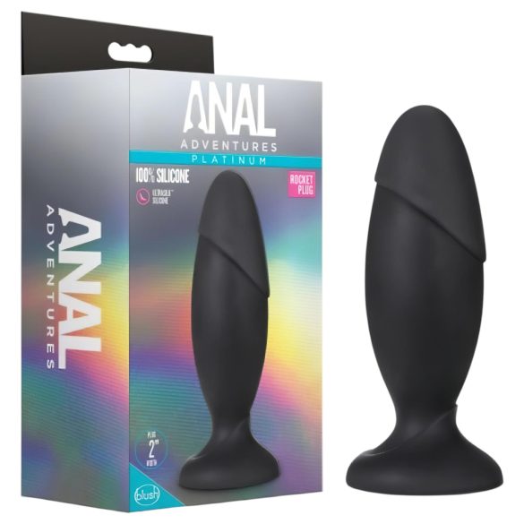 Anal Adventures Platinum anālais aizbāznis liels melns