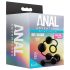 Anālās Izpriecas L – pērļots anālais dildo (melns)