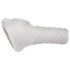 Perfect Fit Breeder - atvērtais dzimumlocekļa uzmava (10 cm) - balts