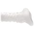 Perfect Fit Breeder - atvērtais dzimumlocekļa uzmava (10 cm) - balts